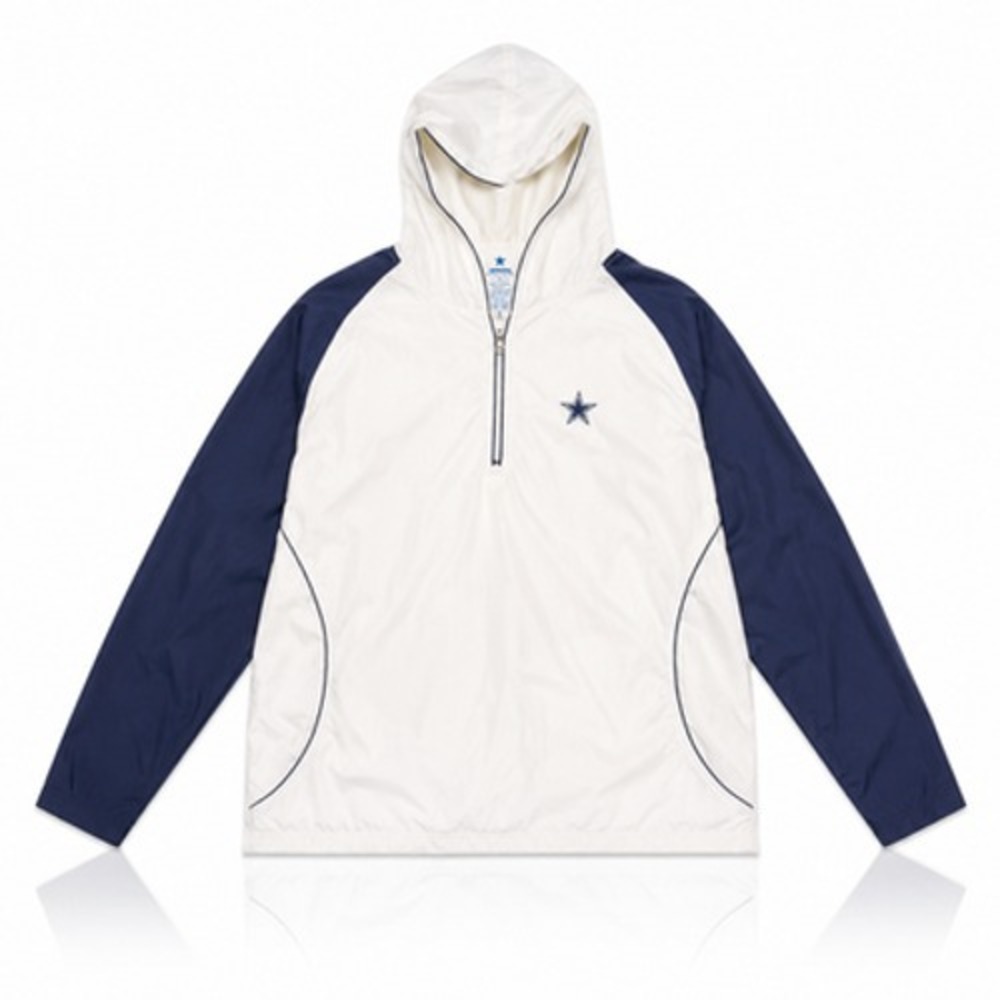 Dallas Cowboys Jacket Mens XL White Hooded Full Zip NFL Football - Picture 1 of 9